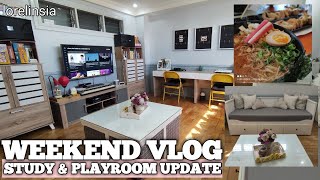 Study and Playroom Update  Weekend Vlog  Lorelin Sia [upl. by Ysor]