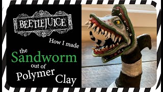 Sculpting a MINI SANDWORM for my Beetlejuice Dollhouse [upl. by Vernita]