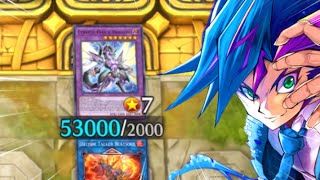 WHEN PLAYMAKER SUMMONS 53000 ATK CYBERSE CLOCK DRAGON IN YUGIOH MASTER DUEL [upl. by Aicat]