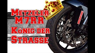 Metzeler M7RR Sportec Reifentest  König der Straße Review [upl. by Hayotal]