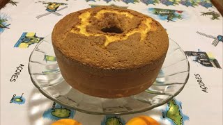 Bolo de Laranja como minha mãe fazia antigamenteOrange Cake [upl. by Arhez847]