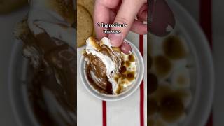 Oven Smores🍫🤩ONLY 3 INGREDIENTSsmores ovensmores [upl. by Pytlik]