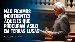 Não ficamos indiferentes àqueles que procuram asilo em terras Lusas [upl. by Yevad]