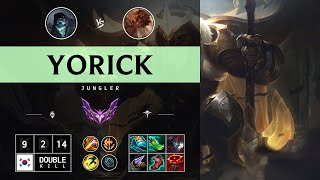 Yorick Jungle vs Taliyah  KR Master Patch 1412 [upl. by Brazee]