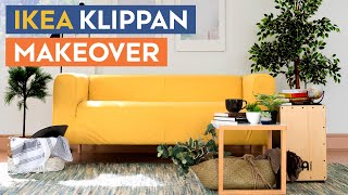 IKEA Klippan Sofa Makeover  Comfort Works Sofa Covers [upl. by Ahsit117]