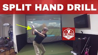 GOLF SPLIT HAND GRIP DRILL W BERTIE CORDLE [upl. by Ledniahs984]