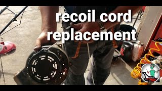 recoil cord replacement [upl. by Croom822]