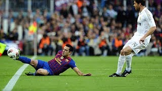 Xavi vs Real Madrid H • Spanish League 20112012 • 12 • HD [upl. by Audrye886]