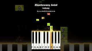 Zbuntowany Anioł  Łobuzy piano pianino tutorial muzyka foryou shorts [upl. by Brink]