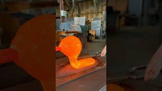 The Amazing Process of Shaping Molten Glass 🤯  shorts facts glassblowing [upl. by Marcellus]