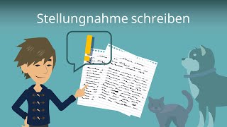 Stellungnahme schreiben  einfach erklärt [upl. by Jamille87]