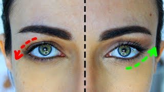 How To Sculpt Downturned Droopy Eyes NATURAL LOOK  MakeupAndArtFreak [upl. by Krakow]