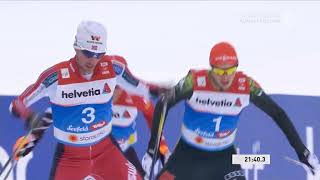 Nordische Kombination 10km Langlauf letzte Runde Goldlauf Eric Frenzel [upl. by Nazario]