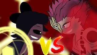 CynAbsolute Solver Vs Ryomen Sukuna Murder Drones Vs Jujutsu kaisen Stick Nodes Animation [upl. by Bowne]