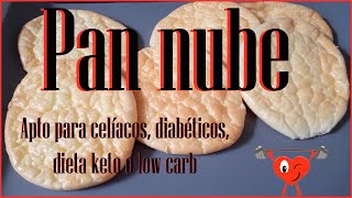 Pan nube paso a paso Receta de pan nube apto para celíacos diabéticos o para dieta keto y low carb [upl. by Erminia]