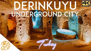 Derinkuyu Underground City Turkey Tour Documentary [upl. by Jurdi628]