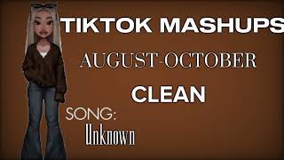 TIKTOK MASHUPS AUGUSTOCTOBER DANCES 2023  CLEAN  SONG NAMES ADDED [upl. by Stutzman]