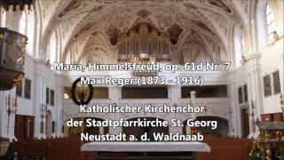 Maria Himmelsfreud Max Reger  Kirchenchor St Georg [upl. by Adnylam]