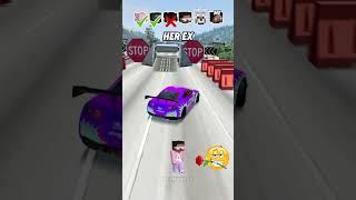 Help Me Get My Crush Attention In A Car Brake Test Challenge 😥 shorts beamngdrive [upl. by Acinet]