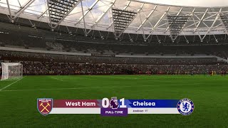 EA SPORTS FC 24  01 West Ham vs Chelsea  UEFA Premier Leauge 2324  full Match 4K 60fps [upl. by Janey252]