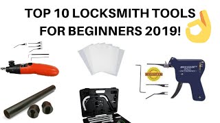 Top 10 Locksmith Tools For Beginners In 2024  The Locksmith Mentor [upl. by Dimitris880]