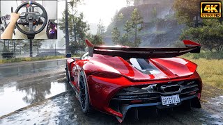 1600HP Koenigsegg Jesko  Forza Horizon 5  Logitech g29 gameplay [upl. by Anesusa318]