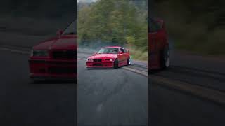 BMW old E36 red drifting trending shortsfeed [upl. by Merrick]