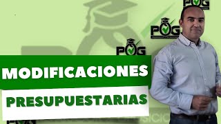 PRESUPUESTOS MUNICIPALES 🏫 MODIFICACIONES PRESUPUESTARIAS📊💰💰 [upl. by Notseh]