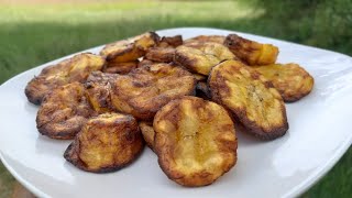 Air Fryer Recipe  How to make Air Fryer Plantain  How to make fry Plantain [upl. by Zoellick]