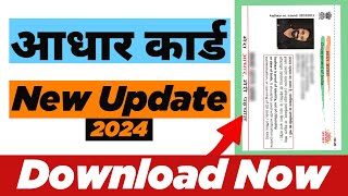 New Aadhaar Card 2024  How to Download amp Why Its Important 🧐 [upl. by Allenotna]