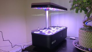 Hydroponic Farming at Home  Duesi Hydroponic Growing Kit  Unboxing And Set up [upl. by Enneirdna]