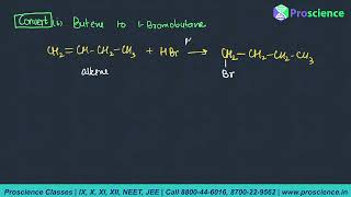 Convert Butene to 1Bromobutane [upl. by Wrennie]