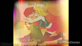 FNAFHS Foxy x Chica  Mis hermosos celos❤💛 [upl. by Owain]