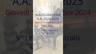 Inaugurazione anno accademico 202425 istao [upl. by Newton]