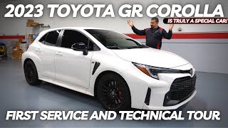 The Toyota GR Corolla is Truly a Special Car  First Service and Technical Tour [upl. by Merdith679]