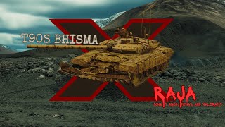 T90S BHISMA X RAJA Song by ARB4 Tienas and VALORANT  A WARTHUNDER CINEMATIC [upl. by Adamina]