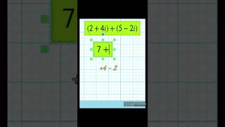 Suma de numeros complejos ShortsmatematicaparatodosAndy [upl. by Bouzoun184]