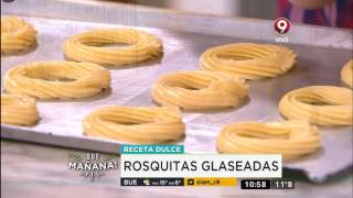 Receta dulce Rosquitas glaseadas [upl. by Auroora]