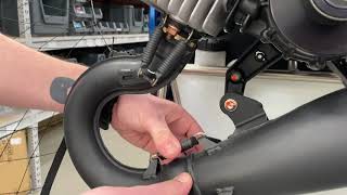 Paramotor Maintenance Hints amp Tips  The Exhaust  Featuring the Vittorazi Moster 185 [upl. by Romalda]