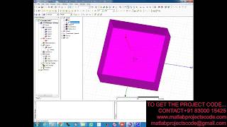 Microstrip patch antenna with triangular slits HFSS [upl. by Sadowski]