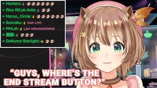 Risu Cant Find Her End Stream Button During C part  Ayunda Risu  Hololive Indonesia [upl. by Kotz657]