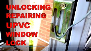 DIY method to open stuck UPVC window lock and how to replace broken mechanism with Nico parts [upl. by Sudhir]