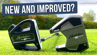 TAYLORMADE SPIDER HEADTO HEAD  TaylorMade Spider SR amp EX Putter Review [upl. by Buseck]