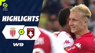 AS MONACO  FC METZ 2  1  Highlights  ASM  FCM  20232024 [upl. by Nylannej]