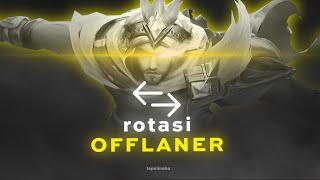 rotasi offlaner di 2 kondisi quotmenangkalahquot [upl. by Etnoj689]