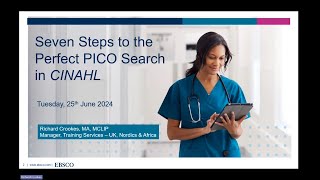 Seven Steps to the Perfect PICO Search in CINAHL [upl. by Godred679]