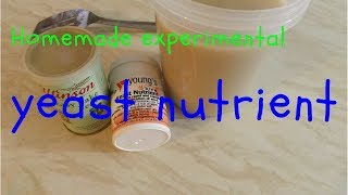 making yeast nutrient at home experiment [upl. by Reggi654]