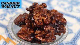 Candied walnut  5 minutes candied walnut  Sugar coated walnut [upl. by Hasheem]