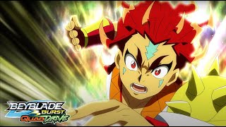 BEYBLADE BURST QUADDRIVE Latin American Spanish Conoce a los Bladers Rashad [upl. by Elleahcim]