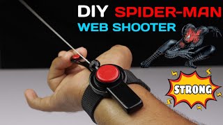 STRONG web shooter DIY  How to make Spiderman web shooter strong  Spiderman web shooter strong [upl. by Lleunamme86]